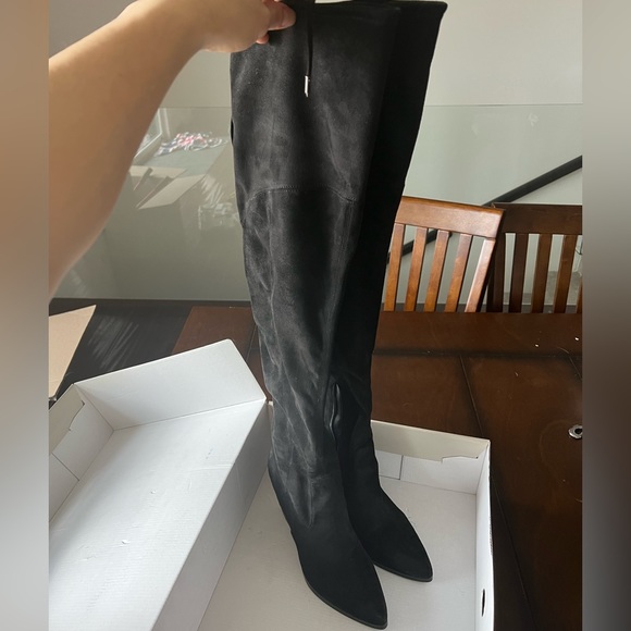 Marc Fisher Leather Arletta OTK boot - Picture 6 of 7